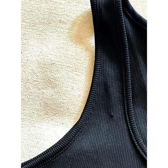 “Don’t Be Boring B” Black Rhinestone Tank Top - Size L - Picture 3 of 5